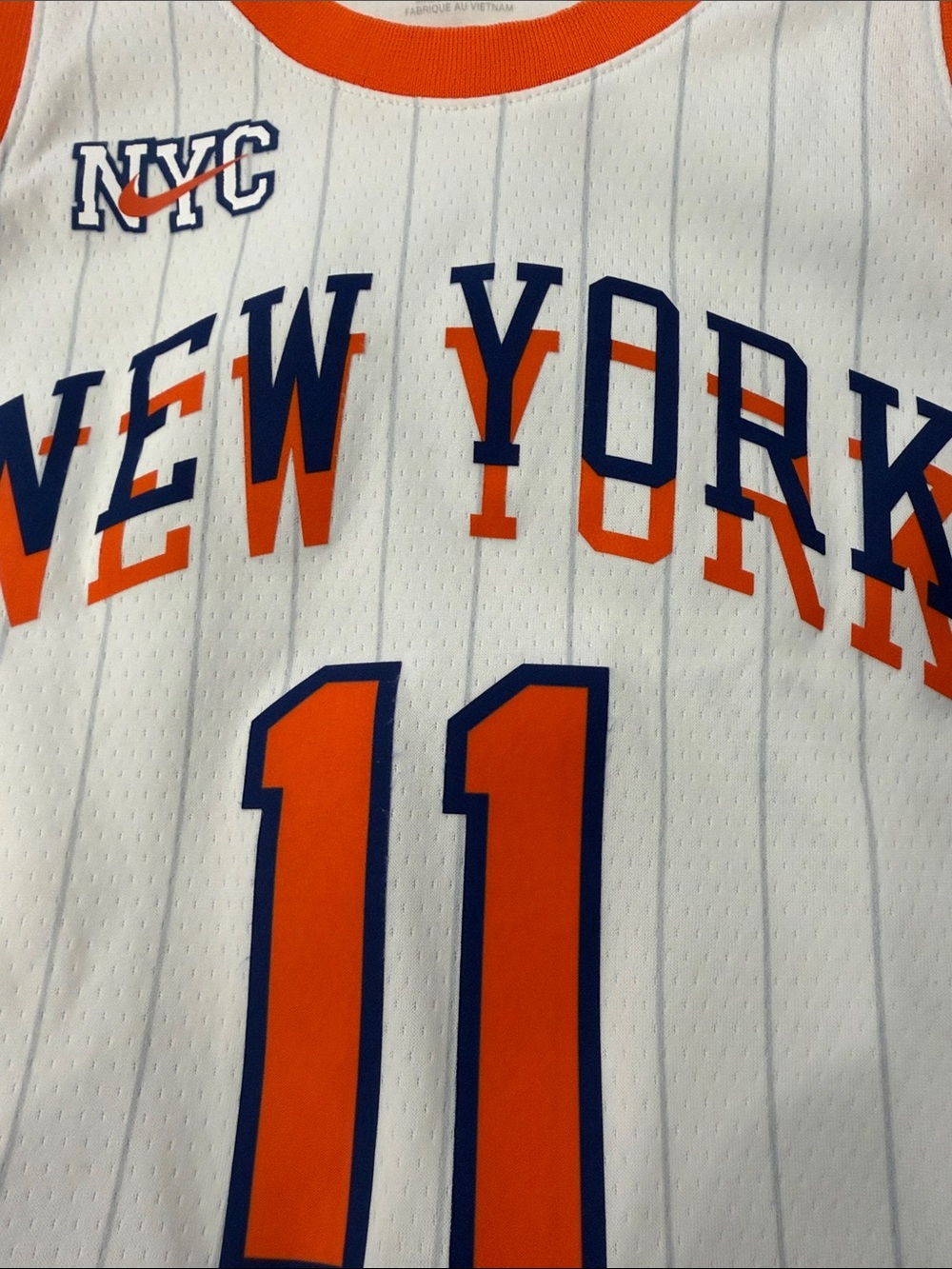 Knicks Brunson #11 City Edition Jersey - Picture 6 of 6